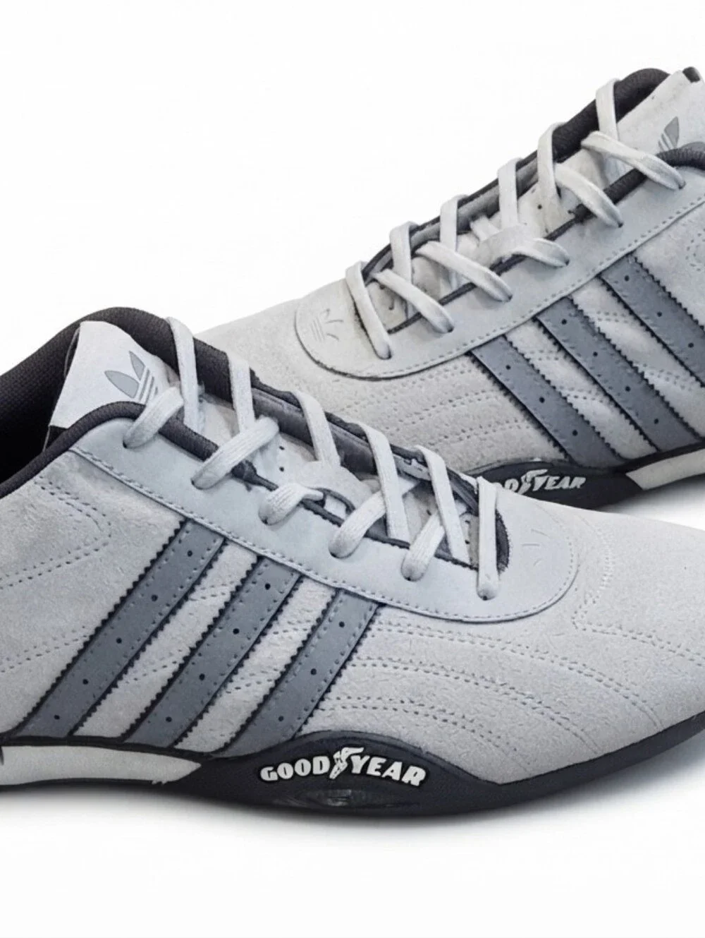 Vintage Adidas Adi Racer Low  Goodyear 748570 Mens US 11 FR 45.5 UK 10.5 Gray